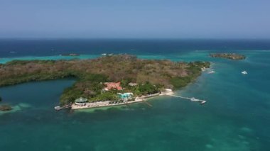 Cartagena Bolivar Kartagena Atlantik Kolombiya Havacılık Manzarası.
