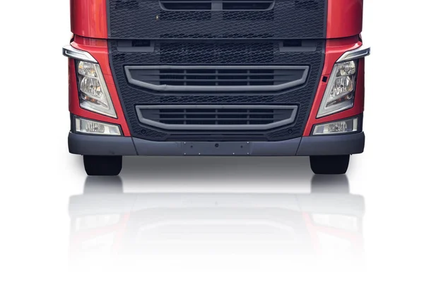 Dure luxe truck met witte achtergrond en kopieerruimte — Stockfoto
