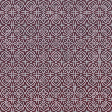 Klasik desenli seramik fayans. Süslü kırmızı fayansların dekoratif arka planı. Toskana ya da İtalyan usulü. 3 Boyutlu Hazırlama