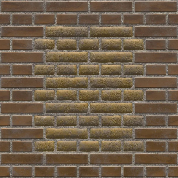 Facing with glass brick. Background and texture of red ceramic brick walls, red brick wallpaper. 3D-rendering — Stockfoto