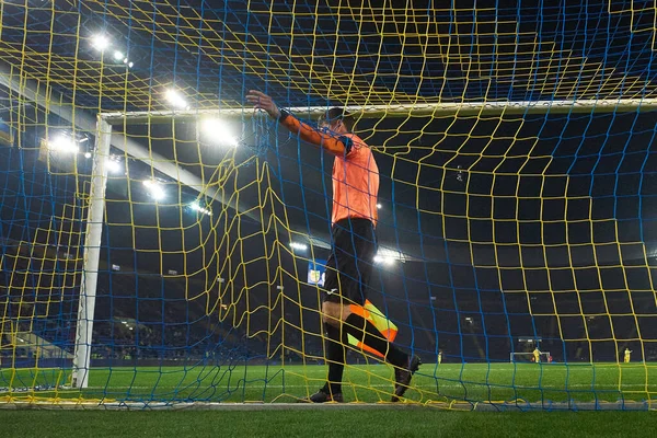 KHARKIV, UKRAINE - 1 Ekim 2021: Ukrayna PFL FC Metalist Kremin 'e karşı futbol maçı