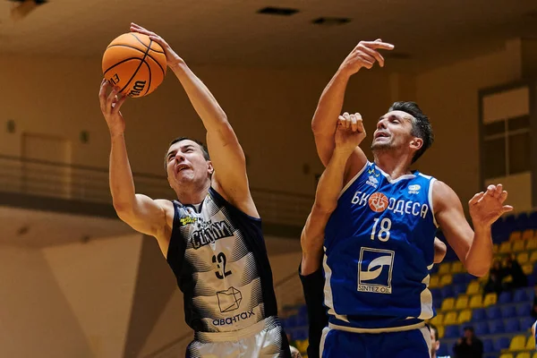 Kharkiv Ucrania Octubre 2021 Partido Baloncesto Super League Pari Match — Foto de Stock