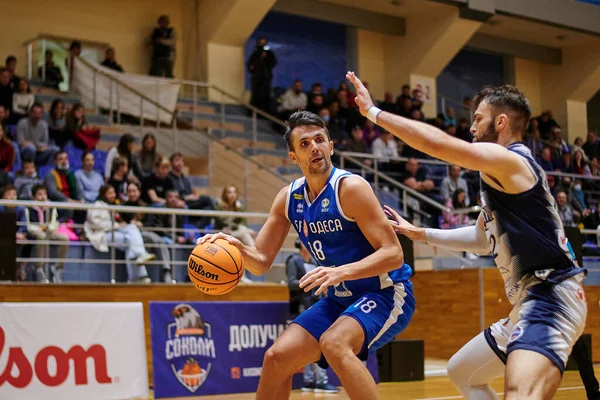 Kharkiv Ucrania Octubre 2021 Partido Baloncesto Super League Pari Match — Foto de Stock