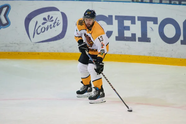 Kharkiv Ucrania Octubre 2021 Partido Hockey Liga Ucraniana Hockey Bilii — Foto de Stock