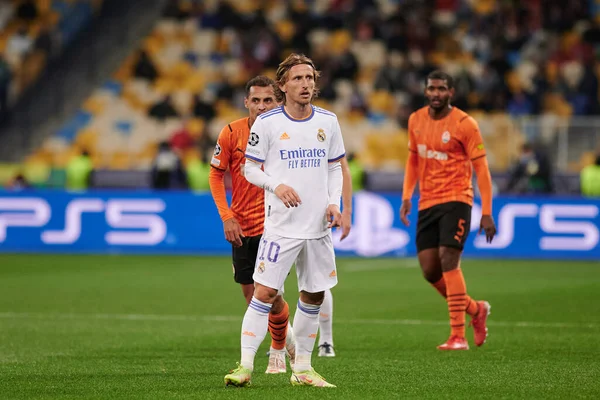 Quiv Ucrânia Outubro 2021 Luka Modric Jogo Liga Dos Campeões — Fotografia de Stock