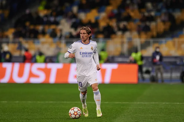 Quiv Ucrânia Outubro 2021 Luka Modric Jogo Liga Dos Campeões — Fotografia de Stock