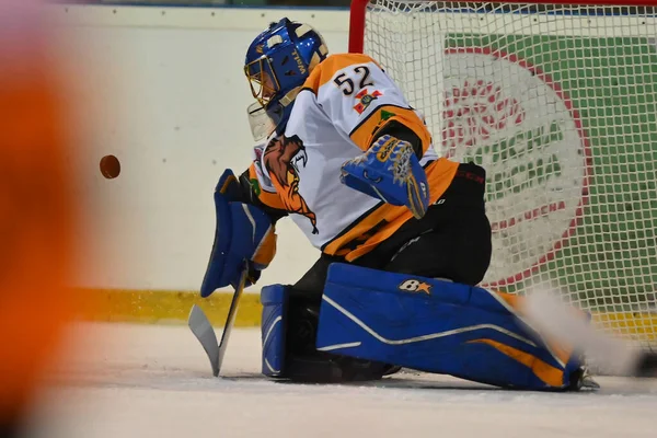 Kharkiv Ukraine Oktober 2021 Wedstrijd Van Oekraïense Hockeycompetitie Rulav Oddr — Stockfoto