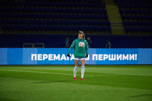 Kharkiv Ucrânia Outubro 2021 Caroline Moller Partida Liga Dos Campeões — Fotografia de Stock