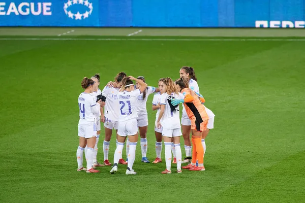 Kharkiv Ucrania Octubre 2021 Partido Liga Campeones Femenina Uefa Entre — Foto de Stock