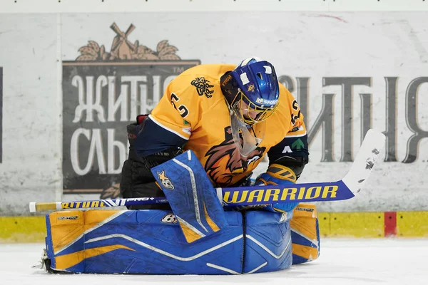 Kharkiv Ucrania Octubre 2021 Partido Liga Hockey Ucraniana Rulav Oddr —  Fotos de Stock