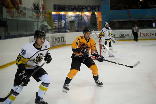 Kharkiv Ukraine Oktober 2021 Matchen Ukrainska Hockeyligan Rulav Oddr Kramatorsk — Stockfoto