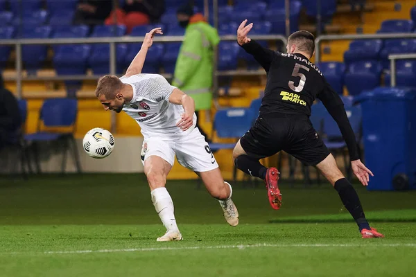 Kharkiv Ucrânia Outubro 2021 Jogo Futebol Premier League Ucraniana Metalist — Fotografia de Stock