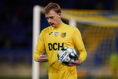 KHARKIV, UKRAINE - 1 Kasım 2021: Ukrayna PFL FC Metal Alianlara karşı futbol maçı