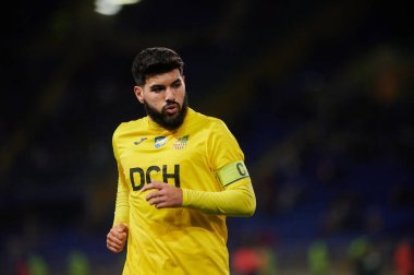 KHARKIV, UKRAINE - 1 Kasım 2021: Ukrayna PFL FC Metal Alianlara karşı futbol maçı