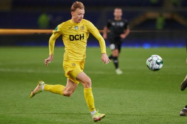 KHARKIV, UKRAINE - 1 Kasım 2021: Ukrayna PFL FC Metal Alianlara karşı futbol maçı