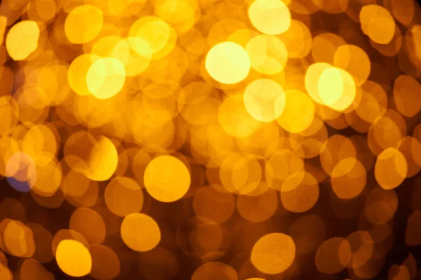Abstract Christmas Gold Defocused Lights Background Mockup New Year Background — Stock Photo, Image
