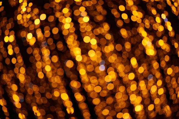 Abstract Christmas Gold Defocused Lights Background Mockup New Year Background — Stock Photo, Image