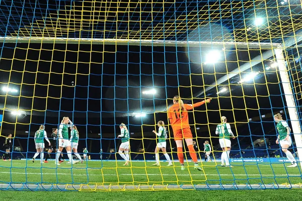 Kharkiv Ucrânia Novembro 2021 Jogo Women Champions League Wfc Kharkiv — Fotografia de Stock