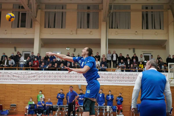 Kharkiv Ukraine November 2021 Volleybollmatchen Cev Challenge Cup Vsc Law — Stockfoto