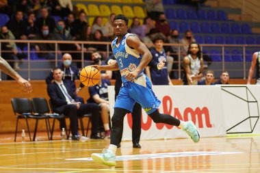 KHARKIV, UKRAINE - 1 Aralık 2021: Super League Pari Maçı, Sokoly vs MBC Mykolaiv