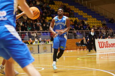 KHARKIV, UKRAINE - 1 Aralık 2021: Super League Pari Maçı, Sokoly vs MBC Mykolaiv