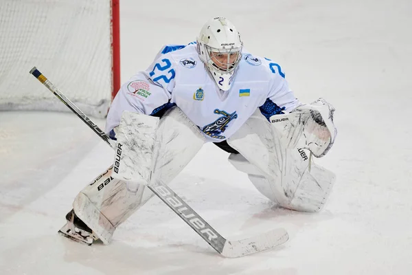 Kharkiv Ukraine Decmber 2021 Hockey Match Ukrainian Hockey League Rulav — 图库照片