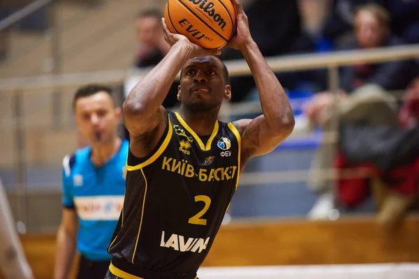 Kharkiv Ucrania Diciembre 2021 Partido Baloncesto Super League Pari Match — Foto de Stock