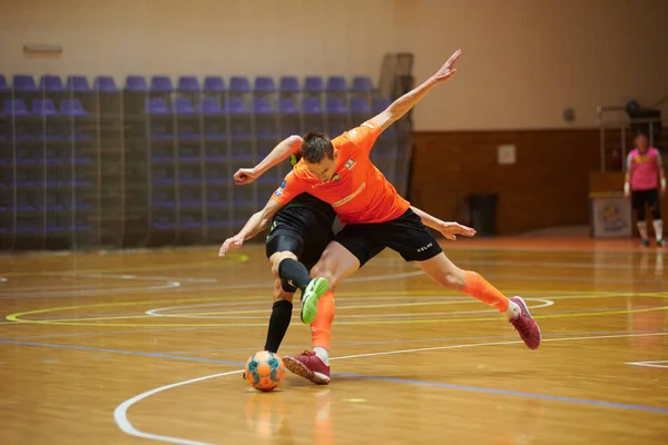 Kharkiv Ucrânia Dezembro 2021 Jogo Futsal Extraleague Ucraniana Viva Cup — Fotografia de Stock
