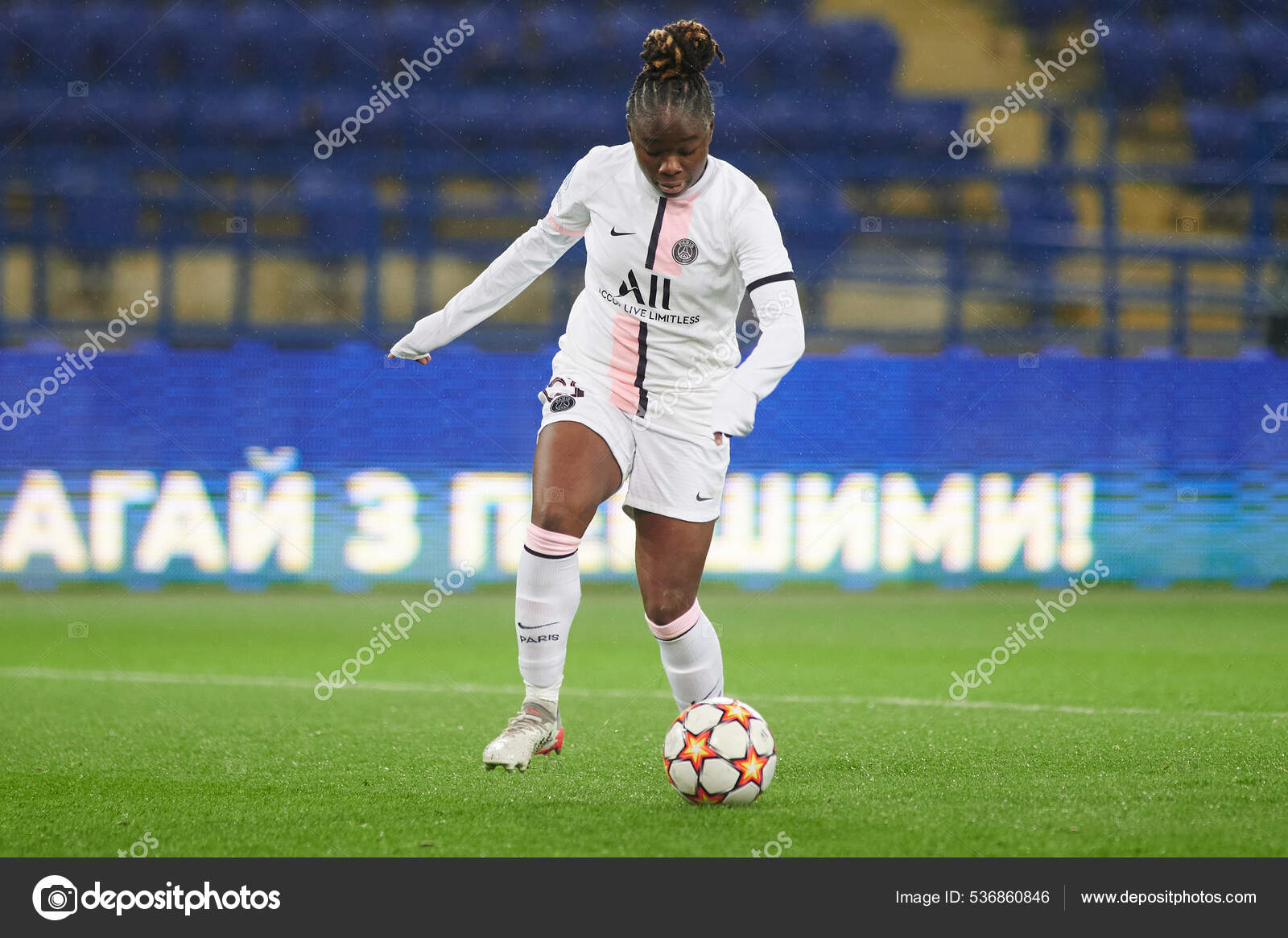 Kharkiv Ucrânia Novembro 2020 Jogo Futebol Feminino Zhitlobud