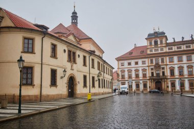 PRAG, CZECH Cumhuriyet, 29 EKİM 2018: Prag eski kenti