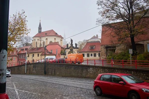 Prag Tjeckien Oktober 2018 Strahov Kloster Prag Gamla Stan — Stockfoto