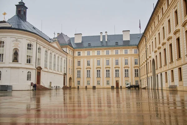 Prag Tschechische Republik Oktober 2018 Neuer Königspalast Auf Der Prager — Stockfoto