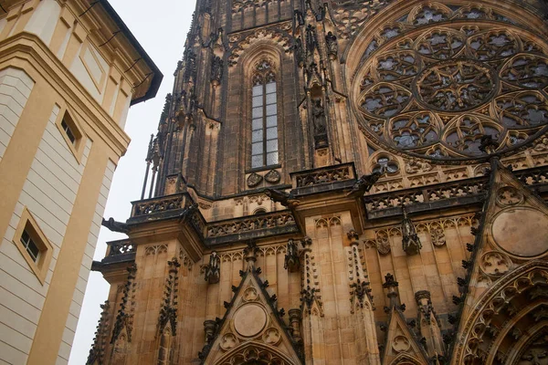Prague República Checa Outubro 2018 Fachada Catedral São Vito Excelente — Fotografia de Stock