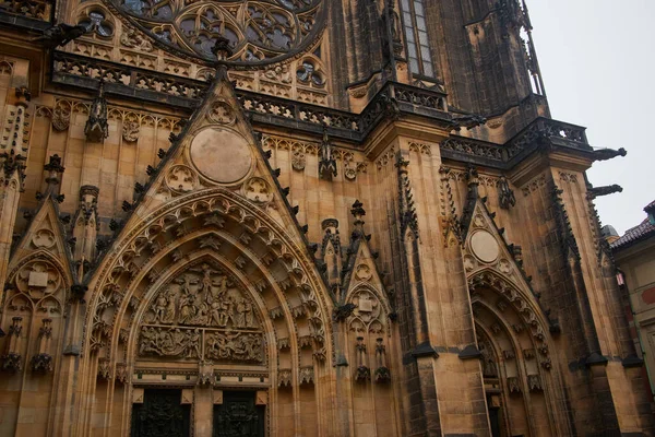 Prague República Checa Outubro 2018 Fachada Catedral São Vito Excelente — Fotografia de Stock