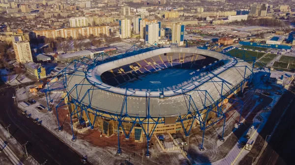 Kharkiv Ukraine December 2021 Metalist Stadium — стоковое фото