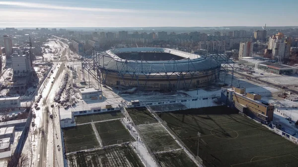 Kharkiv Ukraine December 2021 Metalist Stadium — стоковое фото