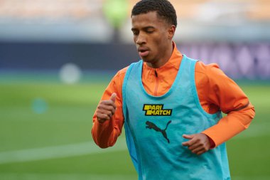 KYIV, UKRAINE - OCTOBER 15, 2021: midfielder Marcos Antonio (8). The football match of UPL, FC Shakhtar Donetsk vs FC Zorya Luhansk