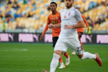 KYIV, UKRAINE - OCTOBER 15, 2021: midfielder Marcos Antonio (8). The football match of UPL, FC Shakhtar Donetsk vs FC Zorya Luhansk