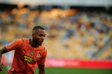 KYIV, UKRAINE - OCTOBER 15, 2021: midfielder Fernando (99) The football match of UPL, FC Shakhtar Donetsk vs FC Zorya Luhansk