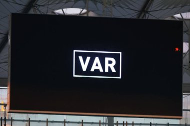 VAR. The video assistant referee. 