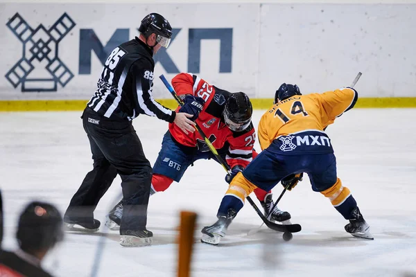 Kharkiv Ukraine Januar 2022 Das Eishockeyspiel Der Ukrainischen Liga Charkiw — Stockfoto