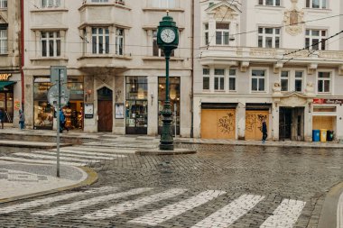 PRAG, CZECH Cumhuriyet, 29 EKİM 2018: Prag eski kenti