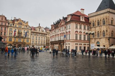 PRAG, CZECH Cumhuriyet, 29 EKİM 2018: Prag eski kenti