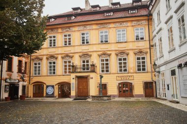 PRAG, CZECH Cumhuriyet, 29 EKİM 2018: Prag eski kenti