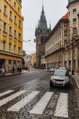 PRAG, CZECH Cumhuriyet, 29 EKİM 2018: Prag eski kenti