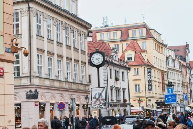 PRAG, CZECH Cumhuriyet, 29 EKİM 2018: Prag eski kenti