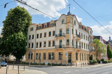 DRESDEN, GERMANY - 16 Mayıs 2017: Dresden Caddesi.