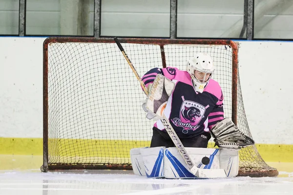 Kharkiv Ucrania Febrero 2022 Partido Liga Femenina Hockey Uhl Juego — Foto de Stock