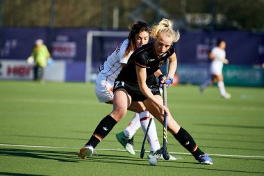 ALMANY, DÜZSELDORF - 23 Mart 2022: FIH Hokey Pro League, Deutschland - Spanien