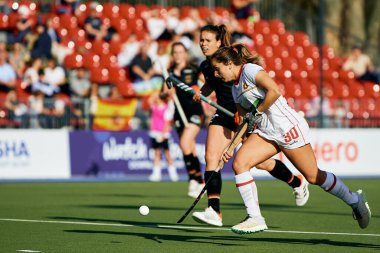 ALMANY, DÜZSELDORF - 23 Mart 2022: FIH Hokey Pro League, Deutschland - Spanien